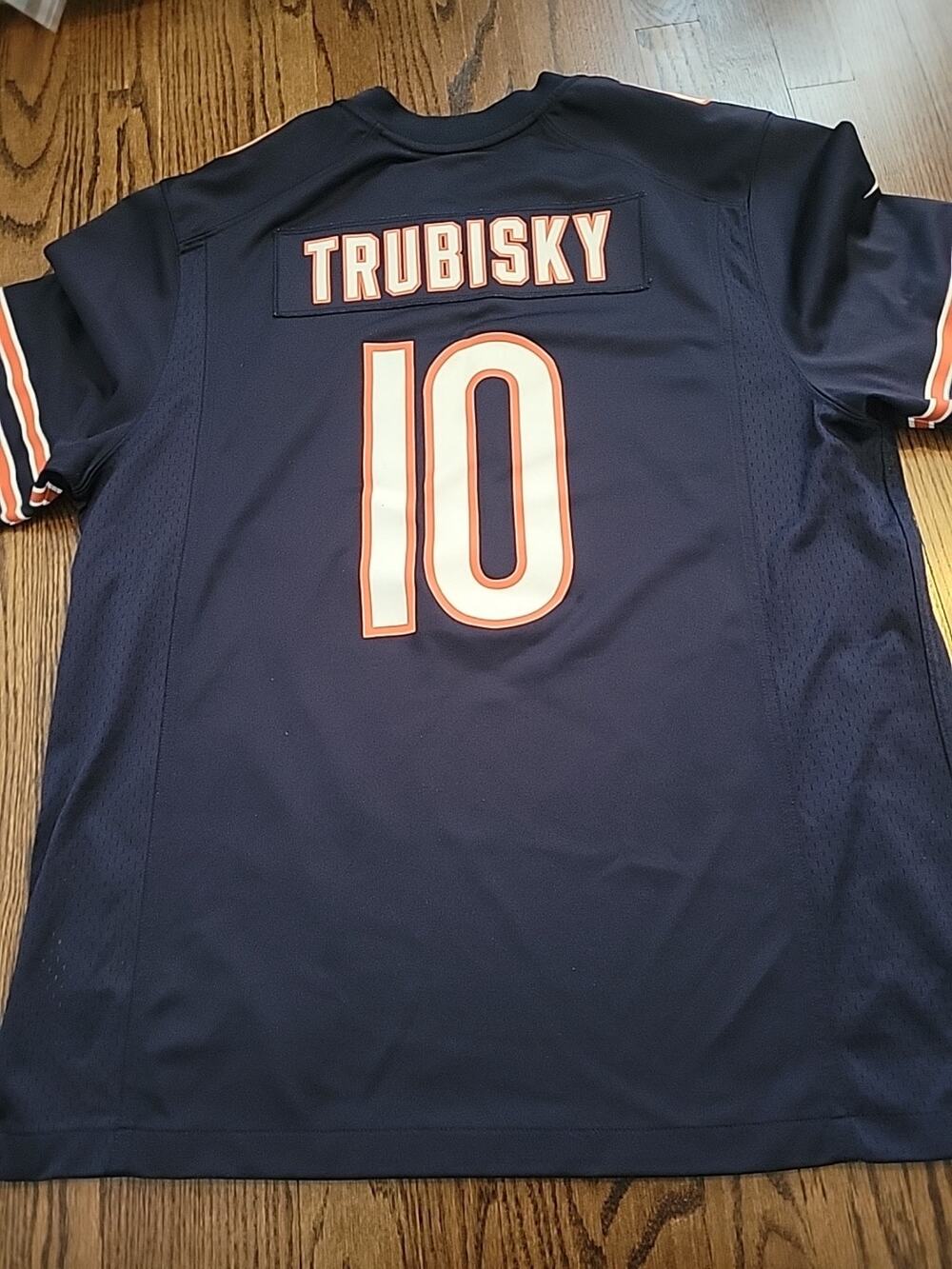 Nike Mitchell Trubisky Chocago Bears NFL Football Jersey Mens Size XL Adult